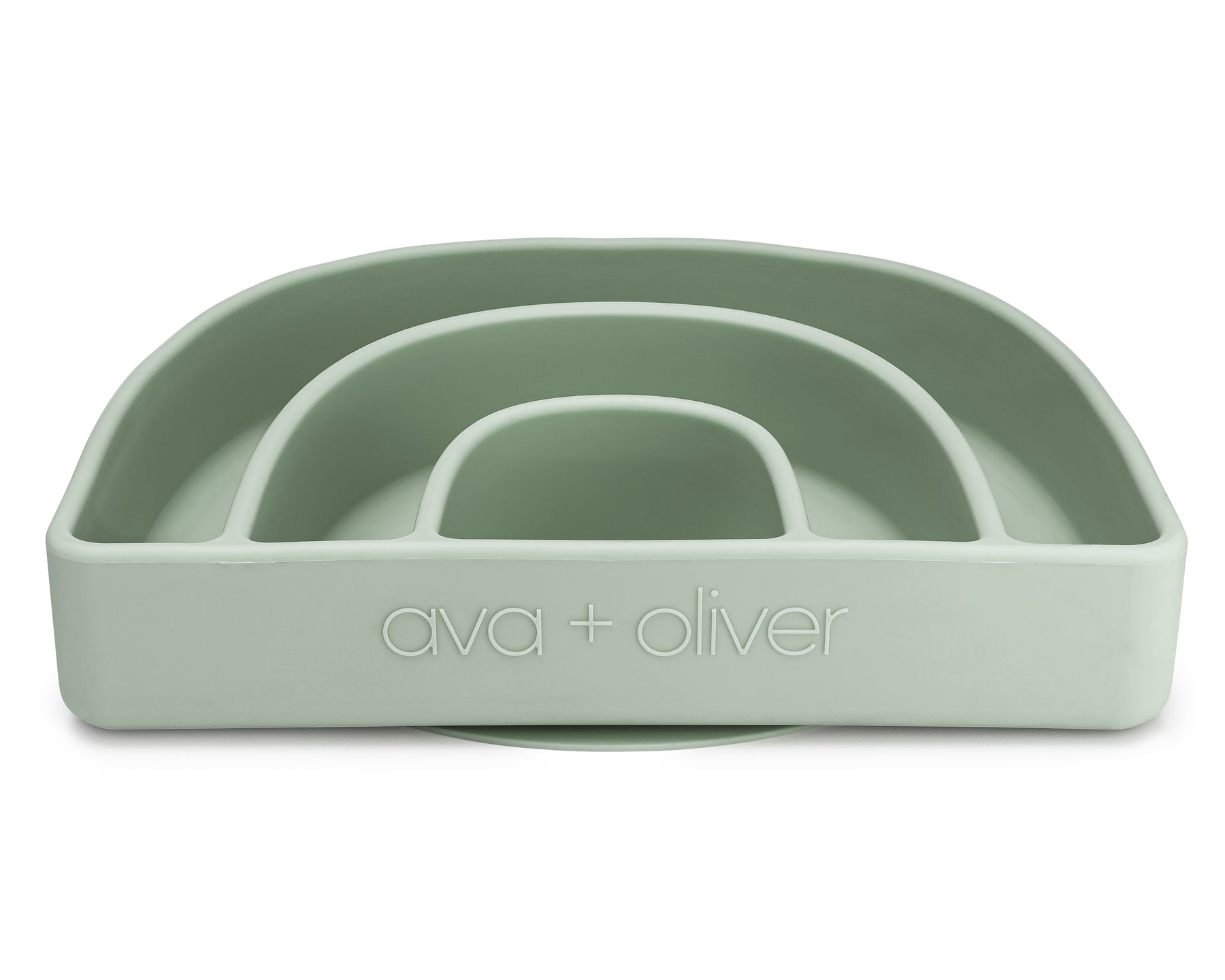 Ava + Oliver: Rainbow Plate | Mint Ava + Oliver: Rainbow Plate | Mint